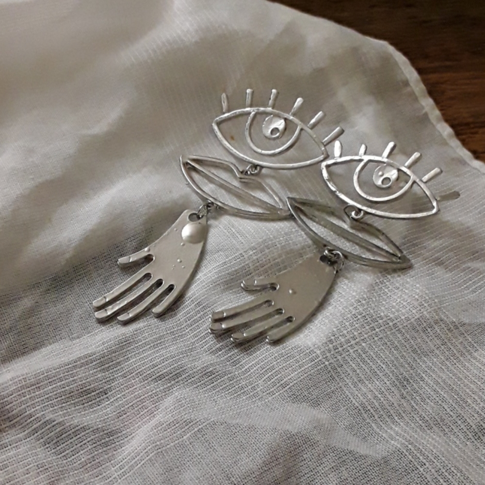 Funky earrings
